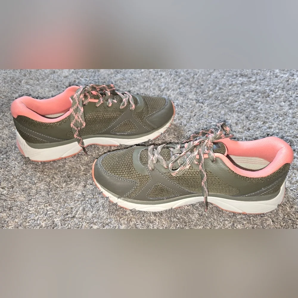Vionic Tokyo Shoes - Women's, Olive & Pink 9 M - Picture 10 of 11